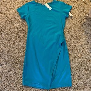 Teal/Green Fitted Dress